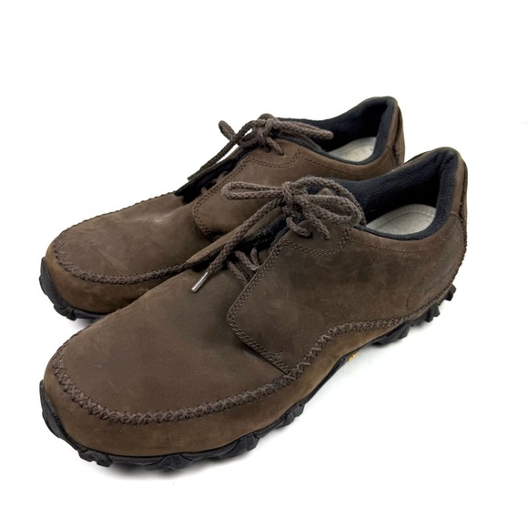 Patagonia Other - Patagonia Cabot Shoes‎ 14 Mens Vibram Sole Brown Velvet Suede Lace Up 47